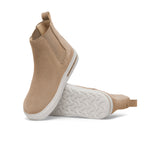 Birkenstock Bend Narrow Chelsea Sneaker (Women) - Taupe Suede Athletic - Casual - Lace Up - The Heel Shoe Fitters