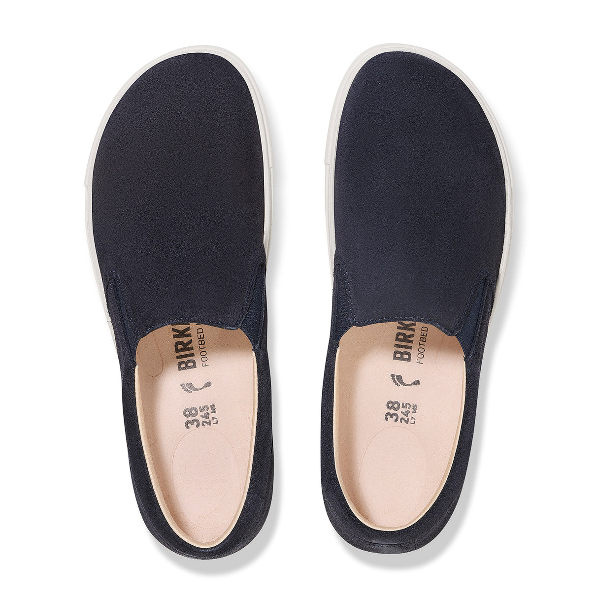 Birkenstock Oswego Narrow Slip On Sneaker (Women) - Midnight Suede Athletic - Casual - Slip On - The Heel Shoe Fitters