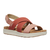 Keen Elle Criss Cross Backstrap Sandal (Women) - Baked Clay/Cork Sandal - Backstrap - The Heel Shoe Fitters