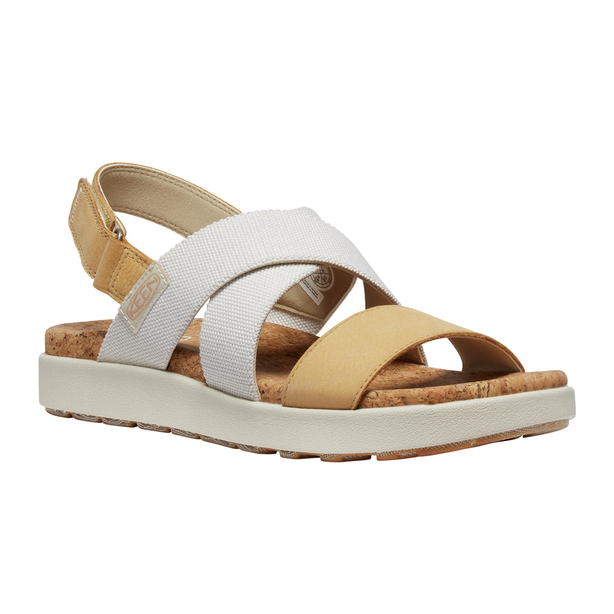 Keen Elle Criss Cross Backstrap Sandal (Women) - Birch/Curry Sandal - Backstrap - The Heel Shoe Fitters