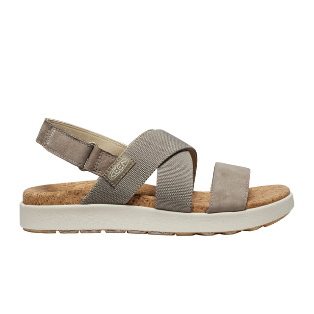 Keen Elle Criss Cross Backstrap Sandal (Women) - Brindle/Birch Sandal - Backstrap - The Heel Shoe Fitters