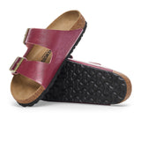 Birkenstock Arizona Narrow Slide Sandal (Women) - Graceful Berry Crush Birko-Flor Sandal - Slide - The Heel Shoe Fitters