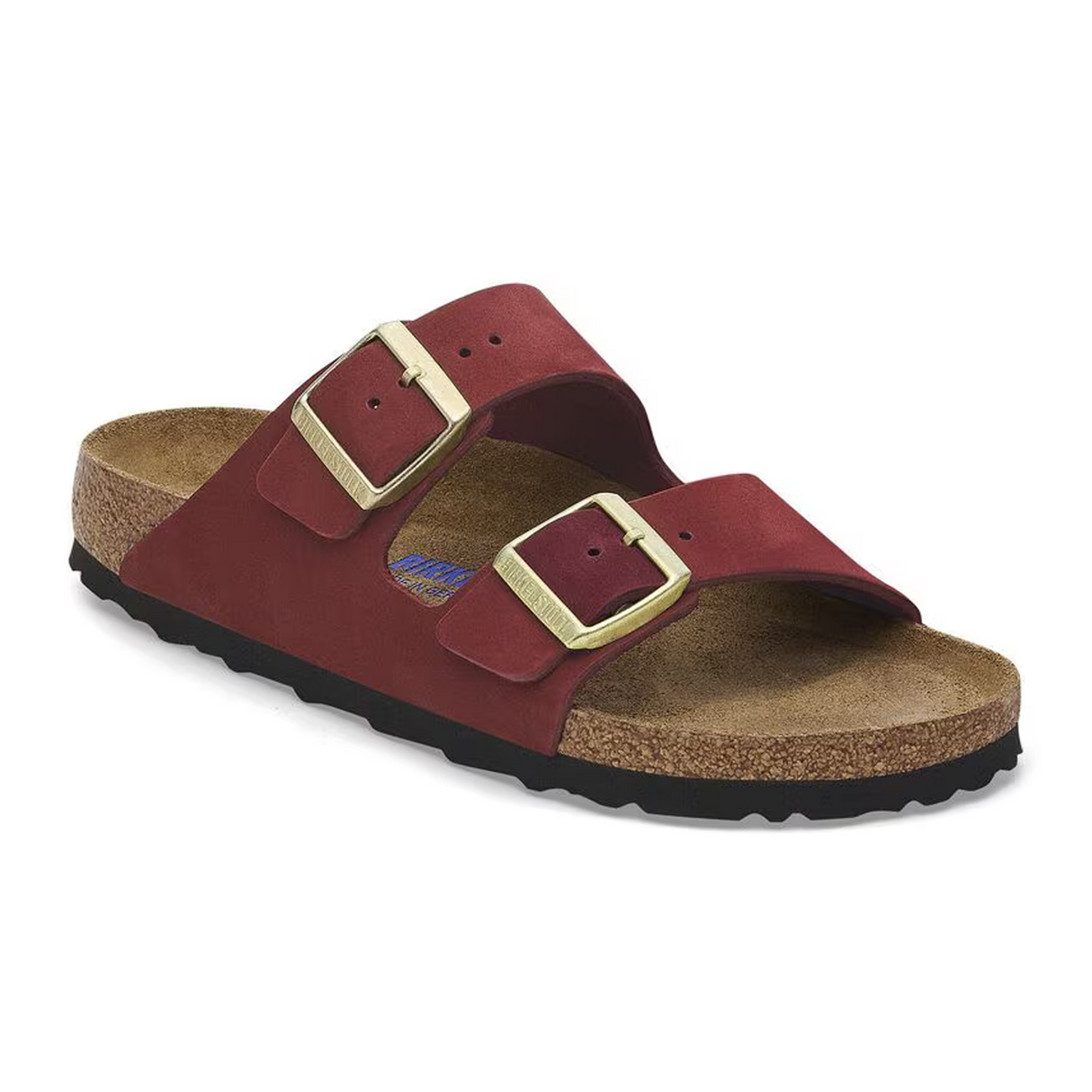 Birkenstock Arizona Soft Footbed Slide Sandal (Women) - Zinfandel Nubuck Sandal - Slide - The Heel Shoe Fitters