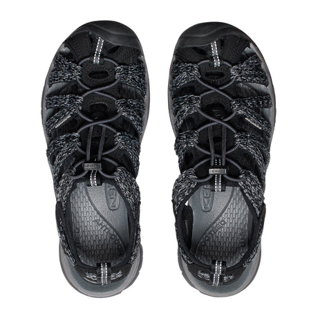 Keen Whisper Active Sandal (Women) - Black/Steel Grey Sandal - Active - The Heel Shoe Fitters