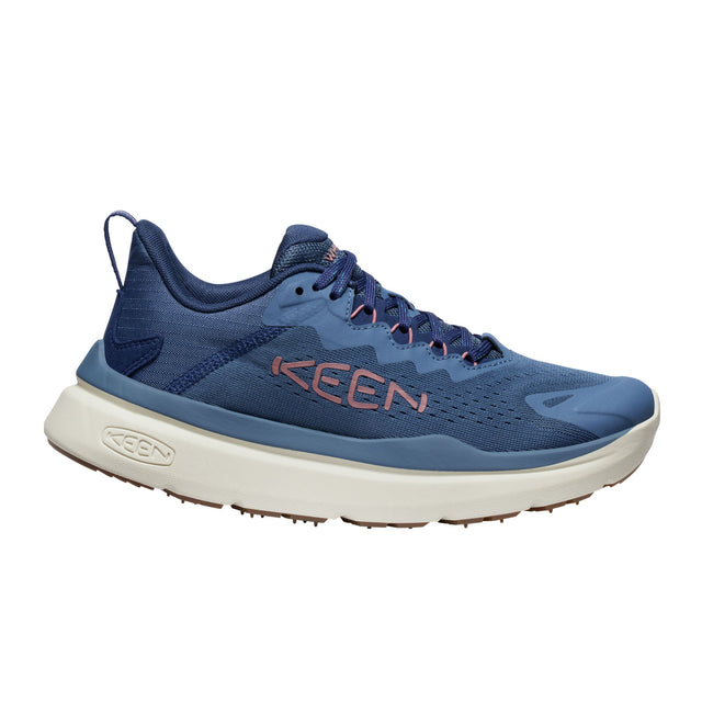 Keen WK450 Walking Shoe (Women) - Vintage Indigo/Nostalgia Rose Athletic - Casual - Lace Up - The Heel Shoe Fitters