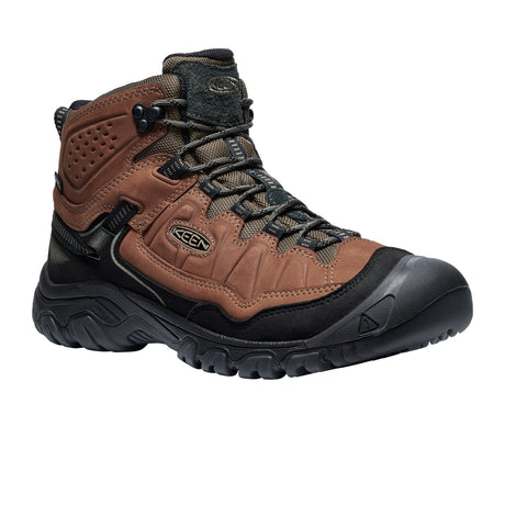 Keen Targhee IV Mid Waterproof Hiking Boot (Men) - Bison/Black Hiking - Mid - The Heel Shoe Fitters