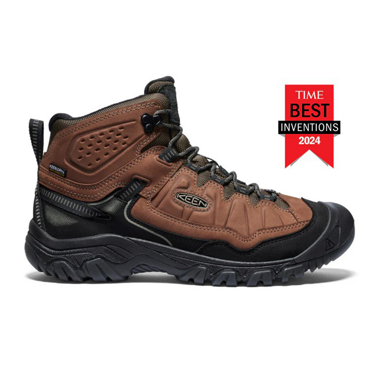 Keen Targhee IV Mid Waterproof Hiking Boot (Men) - Bison/Black Hiking - Mid - The Heel Shoe Fitters