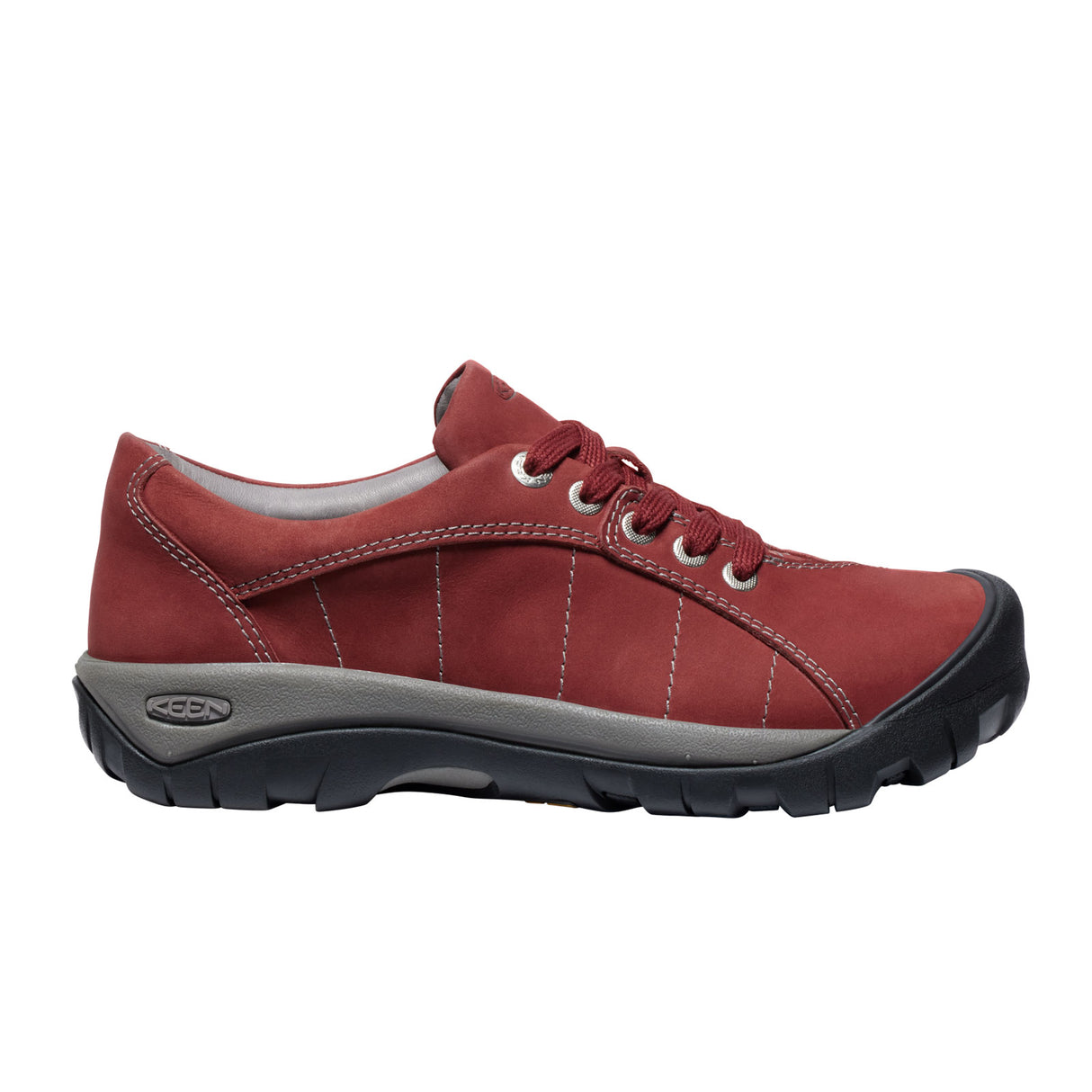 Keen Presidio Lace Up (Women) - Fired Brick Hiking - Low - The Heel Shoe Fitters