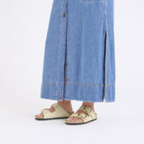 Birkenstock Arizona Big Buckle Narrow Slide Sandal (Women) - Raffia Natural Sandal - Slide - The Heel Shoe Fitters