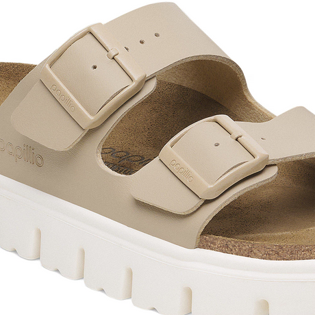 Birkenstock Arizona Chunky Narrow Slide Sandal (Women) - Sandcastle Birko-Flor Sandal - Slide - The Heel Shoe Fitters