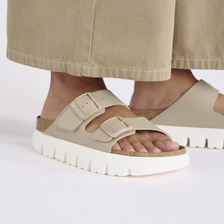 Birkenstock Arizona Chunky Narrow Slide Sandal (Women) - Sandcastle Birko-Flor Sandal - Slide - The Heel Shoe Fitters