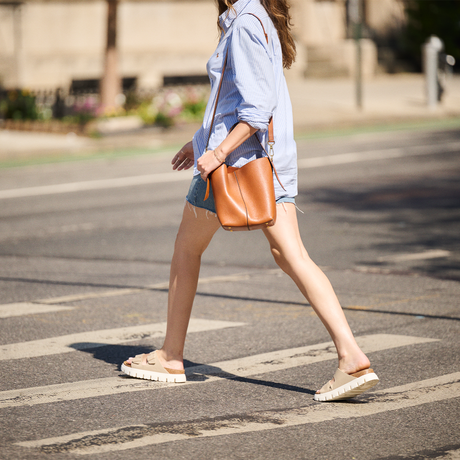 Birkenstock Arizona Chunky Narrow Slide Sandal (Women) - Sandcastle Birko-Flor Sandal - Slide - The Heel Shoe Fitters