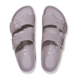 Birkenstock Arizona Flex Platform Slide Sandal (Women) - Faded Purple Leather Sandal - Slide - The Heel Shoe Fitters