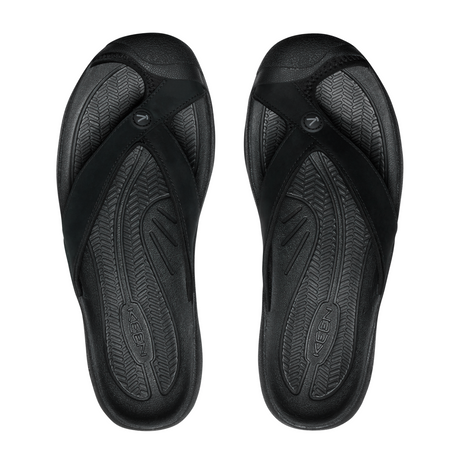 Keen Waimea TG Flip (Men) - Black/Black Sandal - Thong - The Heel Shoe Fitters