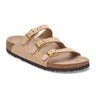 Birkenstock Florida Hex Slide Sandal (Women) - Sandcastle Nubuck Sandal - Slide - The Heel Shoe Fitters