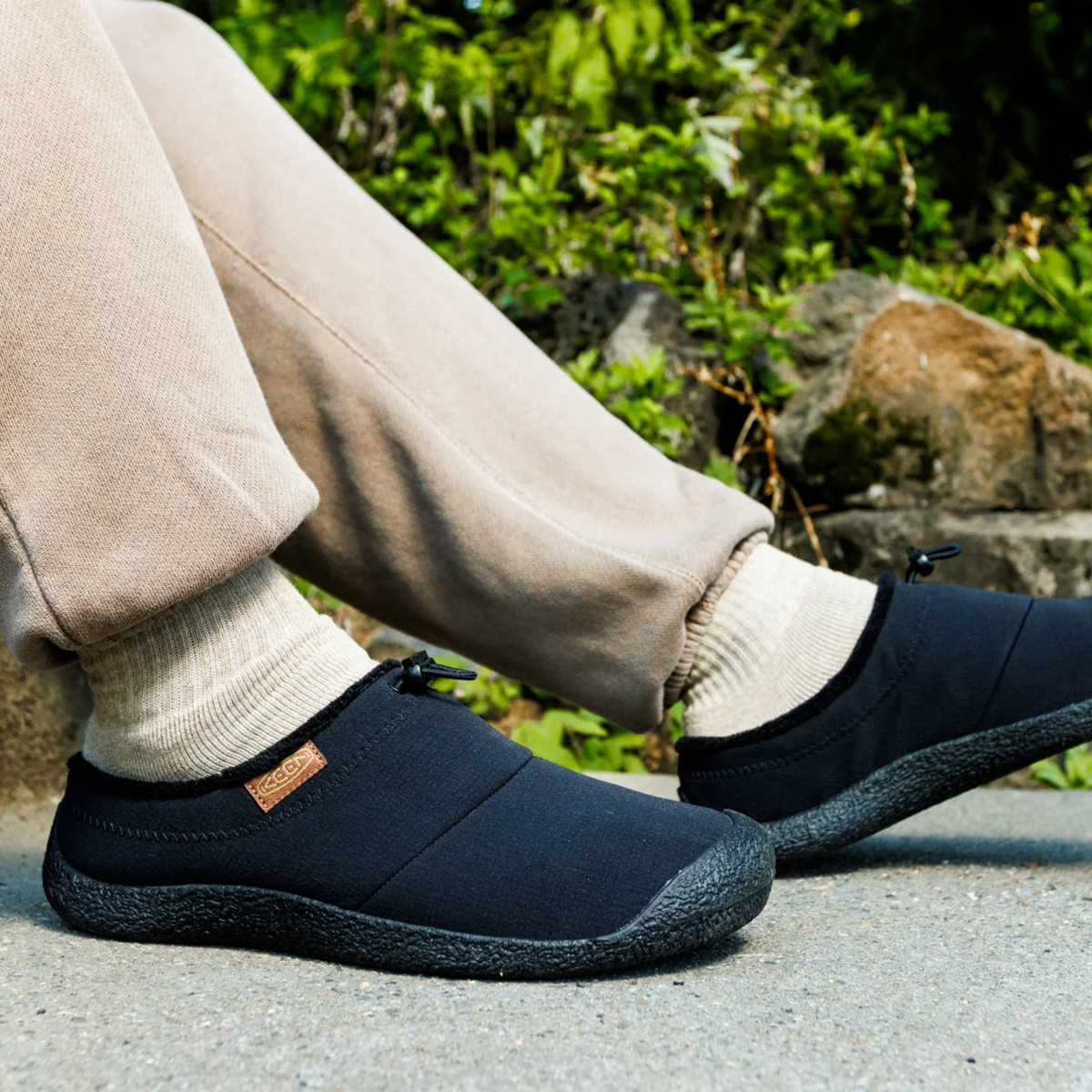 Keen Howser III Slide (Men) - Black/Black Recycled