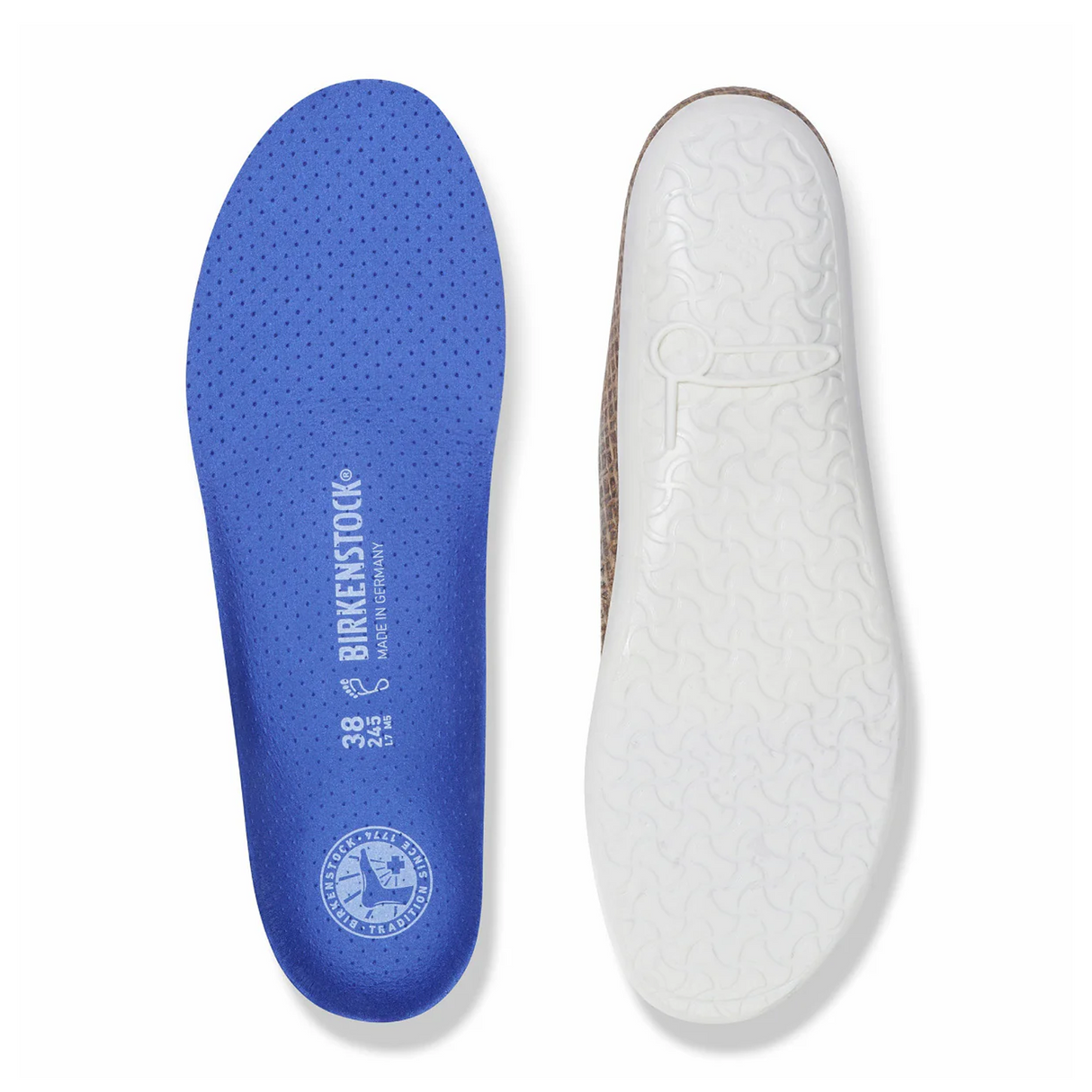 Birkenstock Blue Footbed (Unisex) Accessories - Orthotics - Full Length - The Heel Shoe Fitters