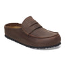 Birkenstock Naples Wrapped Clog (Men) - Habana Oiled Leather Dress-Casual - Clogs & Mules - The Heel Shoe Fitters