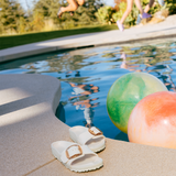 Birkenstock Madrid Big Buckle EVA Slide Sandal (Women) - Eggshell