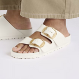 Birkenstock Arizona Big Buckle EVA Slide Sandal (Women) - Eggshell Sandal - Slide - The Heel Shoe Fitters