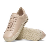 Birkenstock Bend Narrow Sneaker (Women) - Glossy New Beige Leather Athletic - Casual - Lace Up - The Heel Shoe Fitters