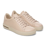 Birkenstock Bend Narrow Sneaker (Women) - Glossy New Beige Leather Athletic - Casual - Lace Up - The Heel Shoe Fitters