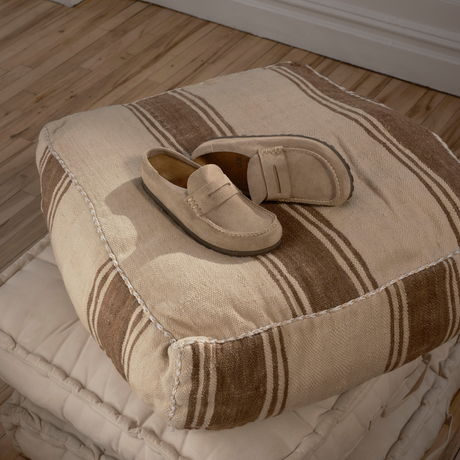 Birkenstock Naples Wrapped Narrow Clog (Women) - Taupe Suede Dress-Casual - Clogs & Mules - The Heel Shoe Fitters