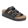 Birkenstock Florida III Vegan Platform Narrow Slide Sandal (Women) - Black Birko-Flor Sandal - Slide - The Heel Shoe Fitters