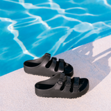 Birkenstock Florida III Flex Platform EVA Slide Sandal (Women) - Black