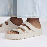 Birkenstock Florida III Flex Platform EVA Slide Sandal (Women) - Eggshell