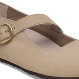 Birkenstock Tracy Mary Jane (Women) - Sandcastle Nubuck Dress-Casual - Flat - The Heel Shoe Fitters