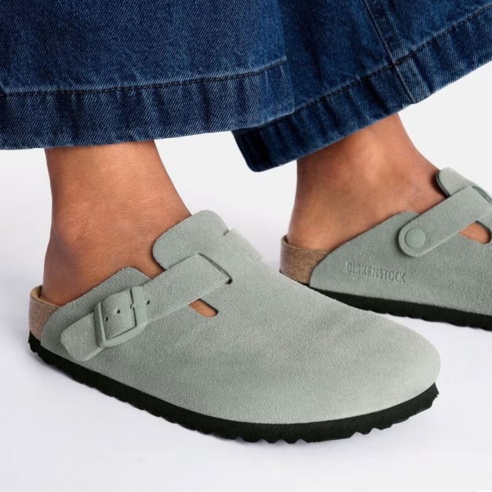 Birkenstock Boston Soft Footbed Narrow Clog (Women) - Pure Sage