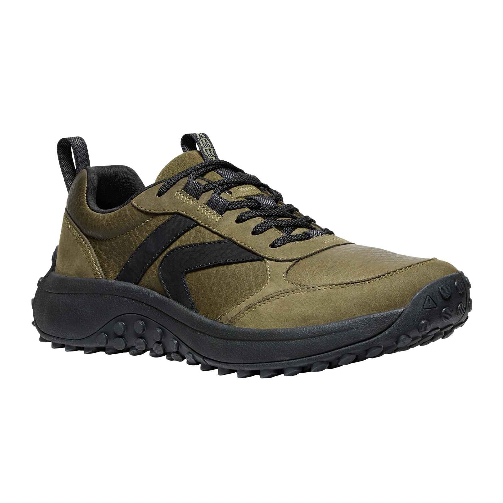 K Keen KS86 Sneaker (Men)- Dark Olive/Black Leather – The Heel Shoe
