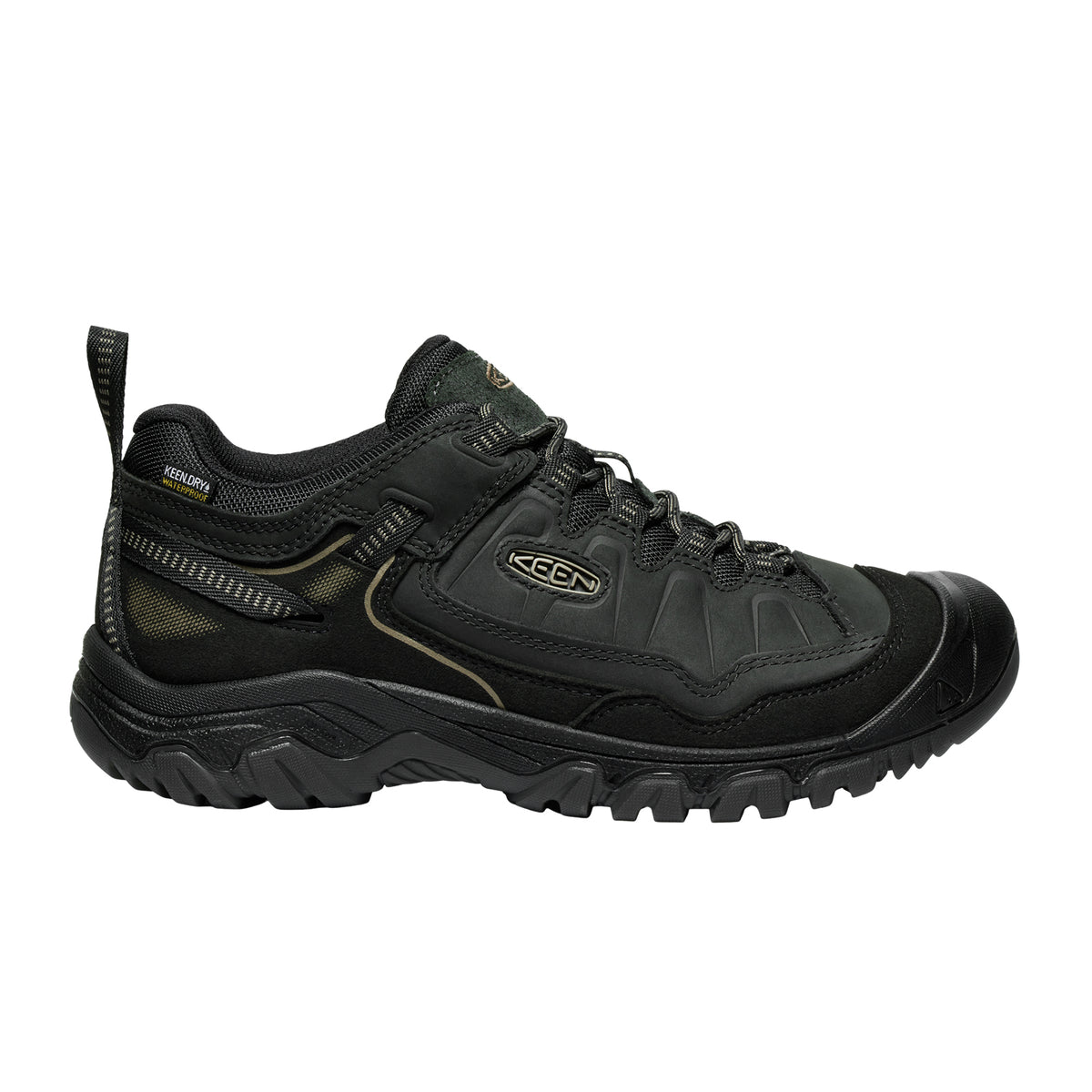 keen targhee III mens size 9 shoes black leather waterproof hiking sneakers Men main image 2