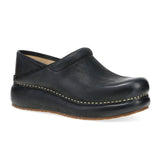 Dansko Platform Pro Clog (Women) - Black Burnished Nubuck Dress-Casual - Professional - The Heel Shoe Fitters