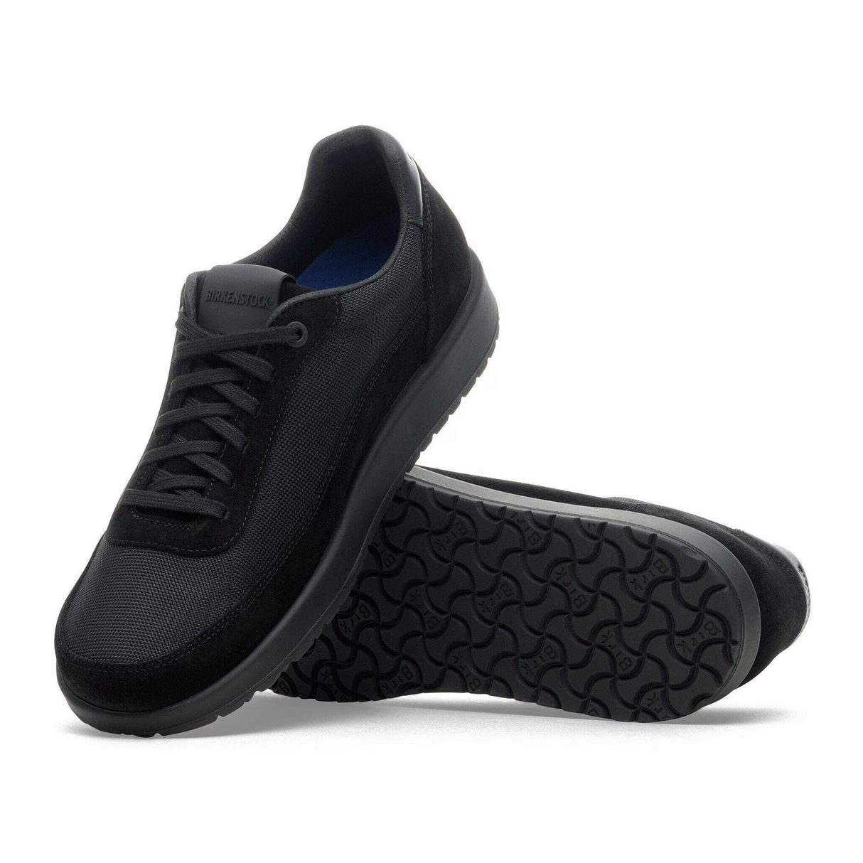 Birkenstock Honnef City Lace Up (Women) - Black/Black Textile Athletic - Casual - Lace Up - The Heel Shoe Fitters