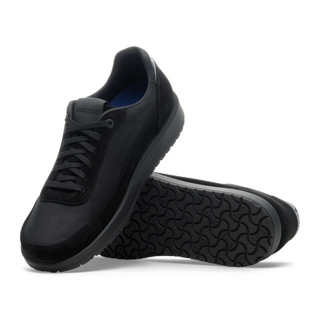 Birkenstock Honnef City Lace Up (Women) - Black/Black Textile Athletic - Casual - Lace Up - The Heel Shoe Fitters