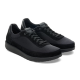 Birkenstock Honnef City Lace Up (Women) - Black/Black Textile Athletic - Casual - Lace Up - The Heel Shoe Fitters
