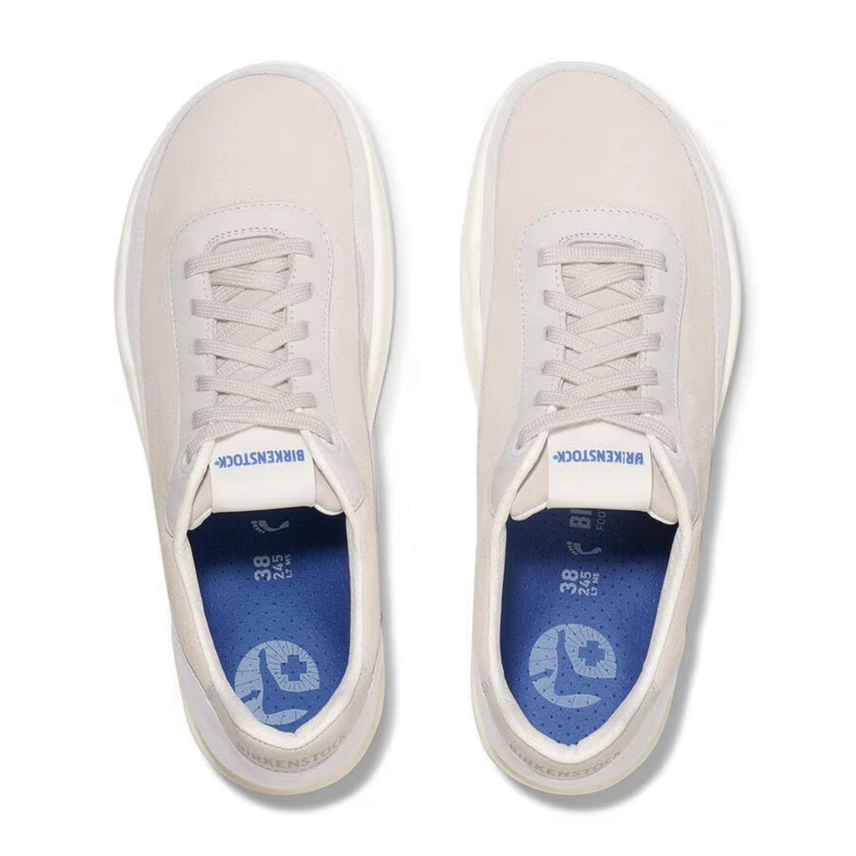 Birkenstock Honnef City Lace Up (Men) - Antique White Nubuck/Suede Athletic - Casual - Lace Up - The Heel Shoe Fitters