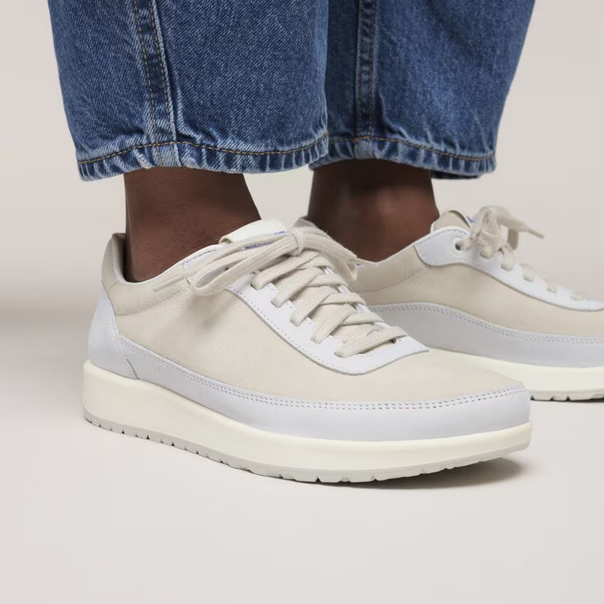 Birkenstock Honnef City Lace Up (Men) - Antique White Nubuck/Suede Athletic - Casual - Lace Up - The Heel Shoe Fitters