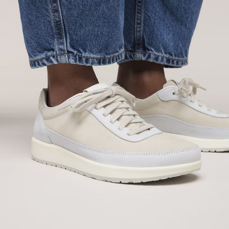 Birkenstock Honnef City Lace Up (Men) - Antique White Nubuck/Suede Athletic - Casual - Lace Up - The Heel Shoe Fitters