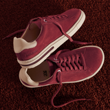 Birkenstock Bend Varsity Sneaker (Women) - Zinfandel Suede/Eggshell Leather Athletic - Casual - Lace Up - The Heel Shoe Fitters