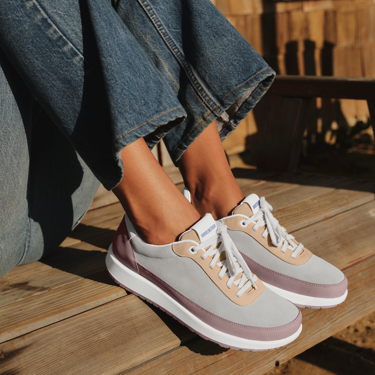 Birkenstock Honnef City Lace Up (Women) - Faded Purple/New Beige/Stone Coin Athletic - Casual - Lace Up - The Heel Shoe Fitters