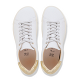Birkenstock Bend Sneaker (Women) - White/Metallic Gold Leather Athletic - Casual - Lace Up - The Heel Shoe Fitters