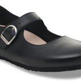 Birkenstock Santa Clarita Mary Jane (Women) - Black Leather Dress-Casual - Flat - The Heel Shoe Fitters