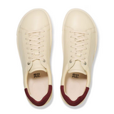 Birkenstock Bend Varsity Sneaker (Women) - Eggshell Leather/Zinfandel Suede Athletic - Casual - Lace Up - The Heel Shoe Fitters