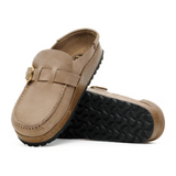 Birkenstock Buckley Clog (Women) - Tobacco Oiled Leather Dress-Casual - Clogs & Mules - The Heel Shoe Fitters