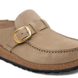 Birkenstock Buckley Clog (Women) - Tobacco Oiled Leather Dress-Casual - Clogs & Mules - The Heel Shoe Fitters