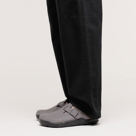 Birkenstock Boston Crosstown Clog (Men) - Iron Oiled Leather Dress-Casual - Clogs & Mules - The Heel Shoe Fitters