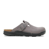 Birkenstock Boston Crosstown Clog (Men) - Iron Oiled Leather Dress-Casual - Clogs & Mules - The Heel Shoe Fitters